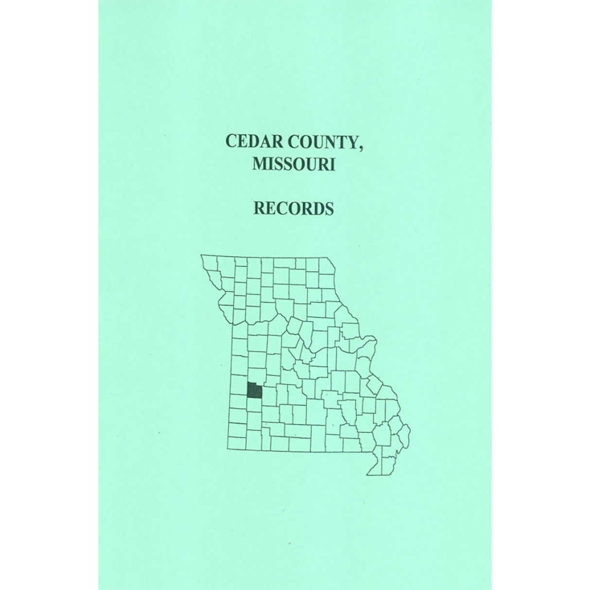 Cedar County, Missouri Records