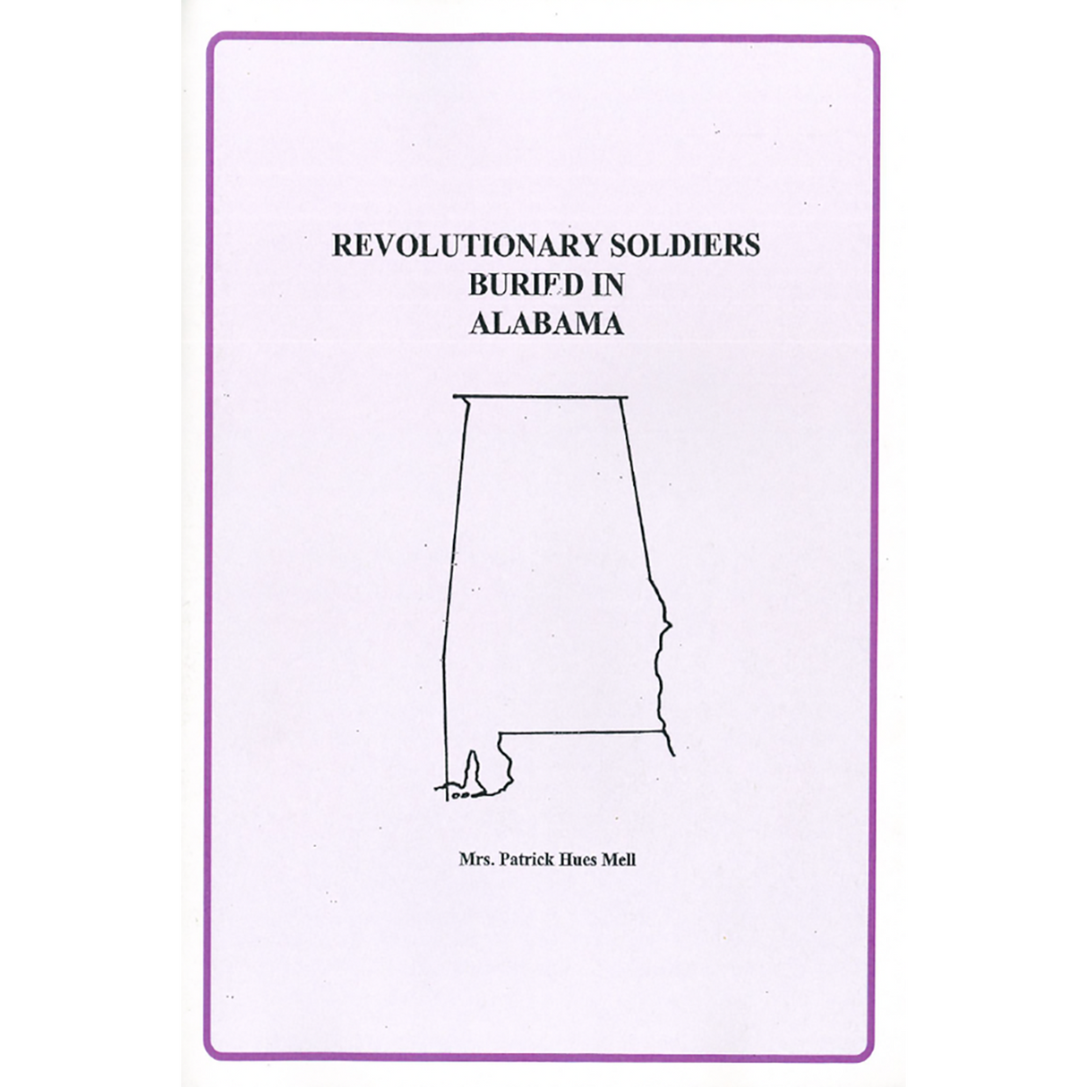 Revolutionary Soldiers Buried in Alabama