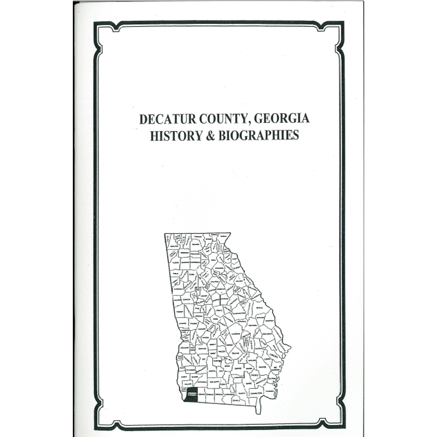 Decatur County, Georgia History and Biographies