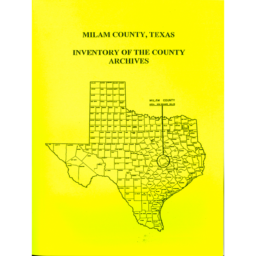 Milam County, Texas Inventory of County Archives