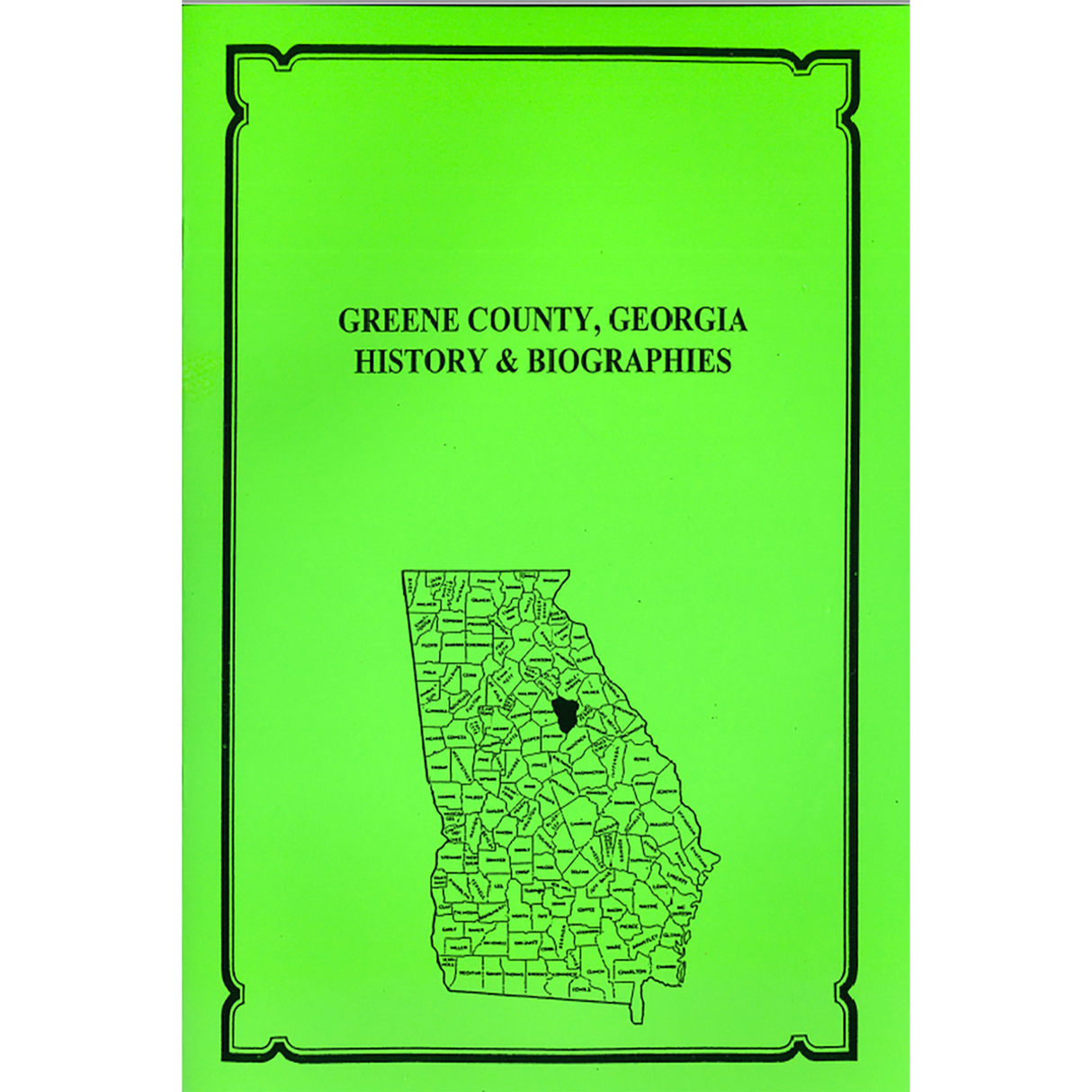 Greene County, Georgia History and Biographies