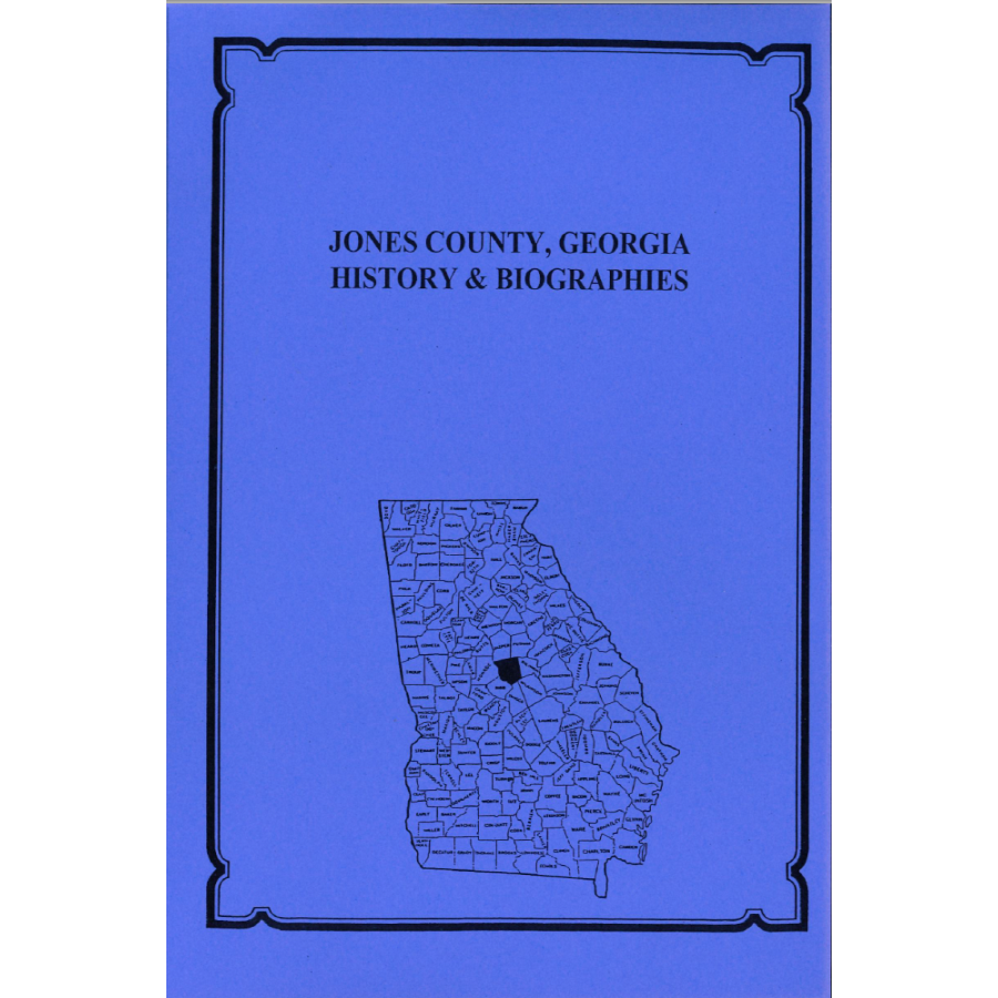 Jones County, Georgia History and Biographies