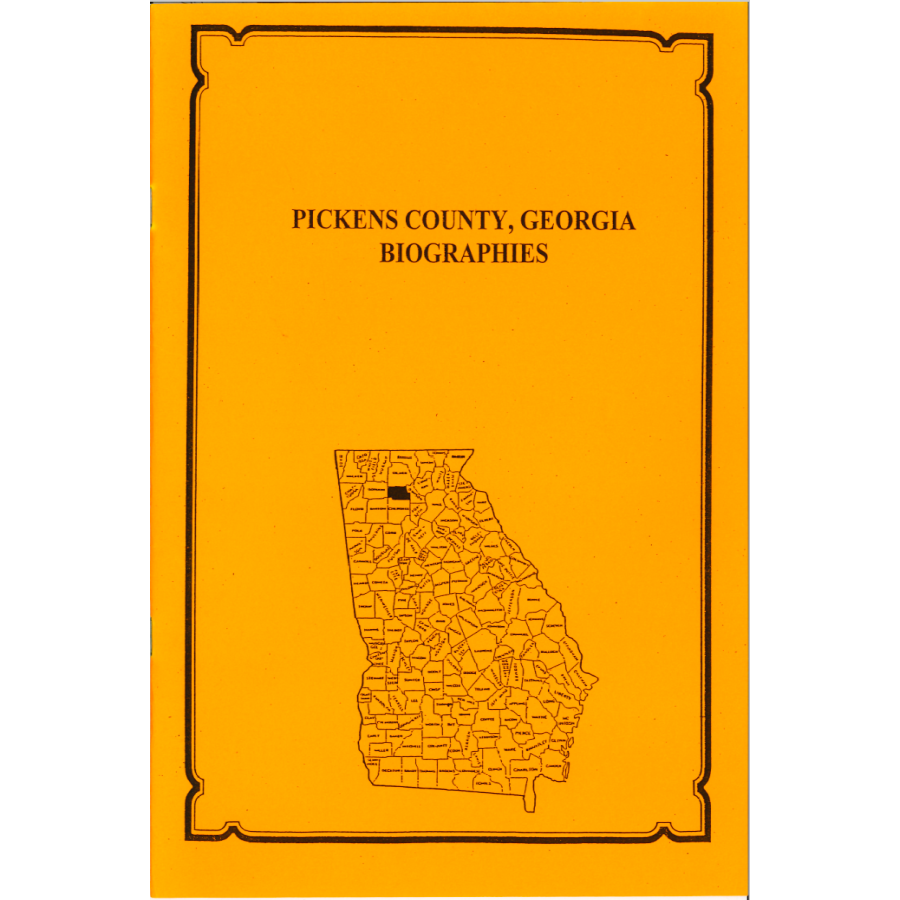 Pickens County, Georgia Biographies
