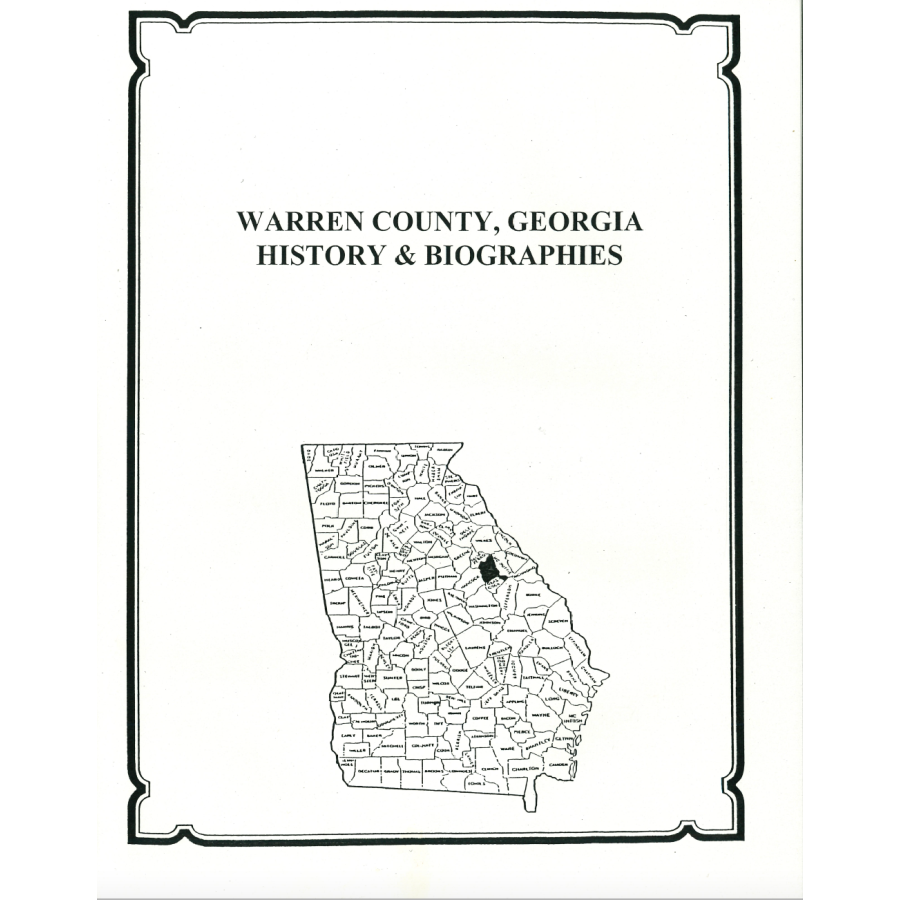 Warren County, Georgia History and Biographies