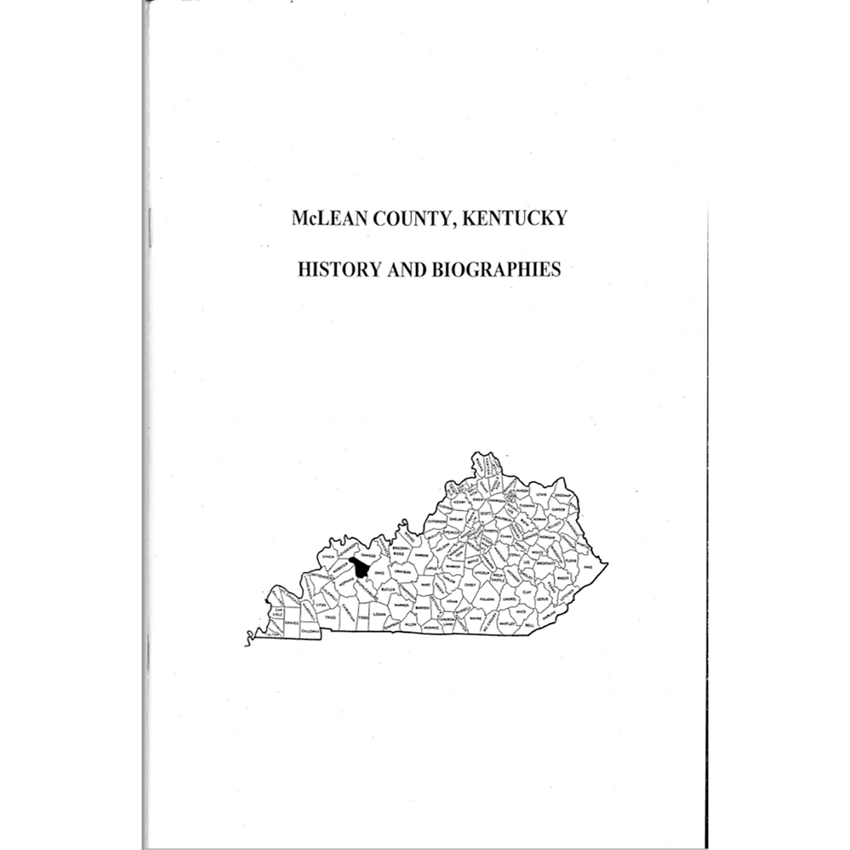McLean County, Kentucky History and Biography