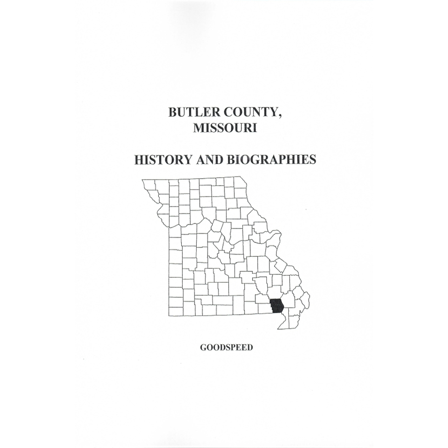 Butler County, Missouri History and Biographies