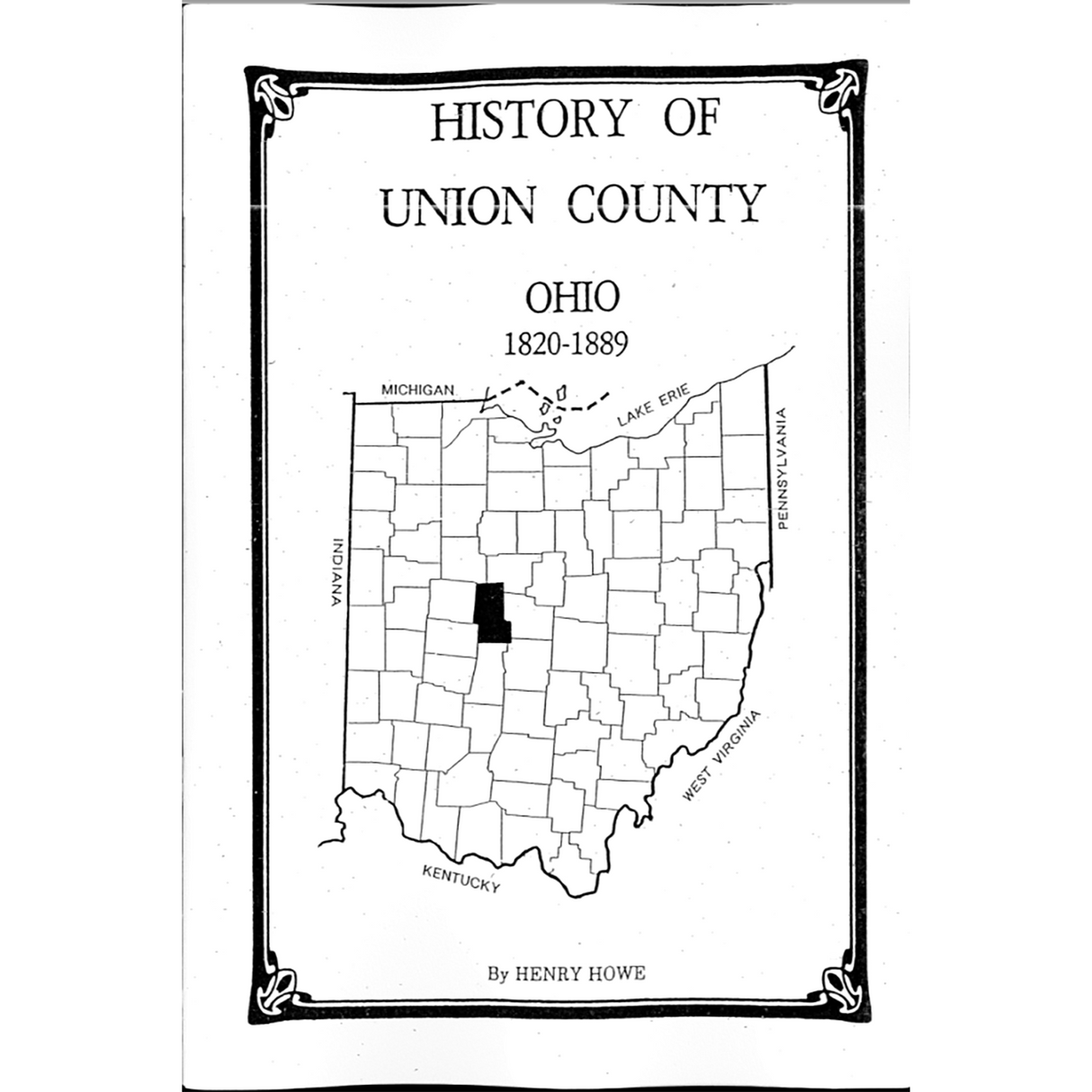 History of Union County, Ohio 1820-1889