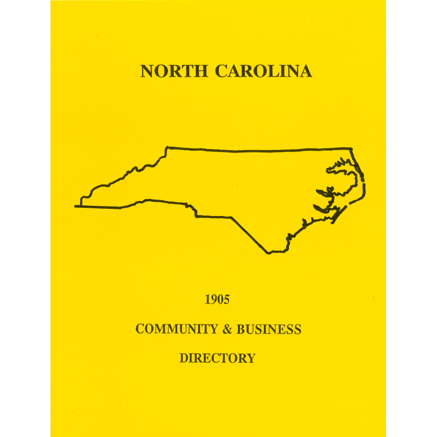 1905 North Carolina Community and Business Directory