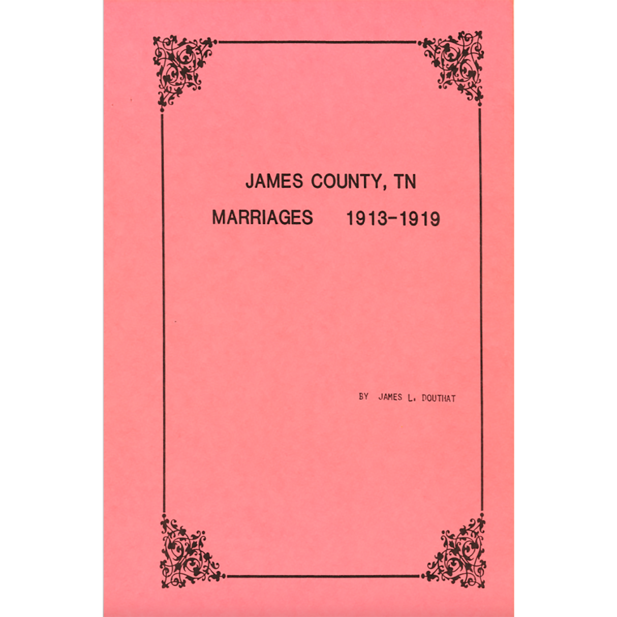 James County, Tennessee Marriages 1913-1919