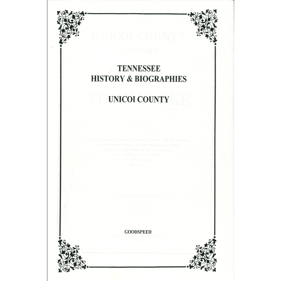 Unicoi County, Tennessee History and Biographies