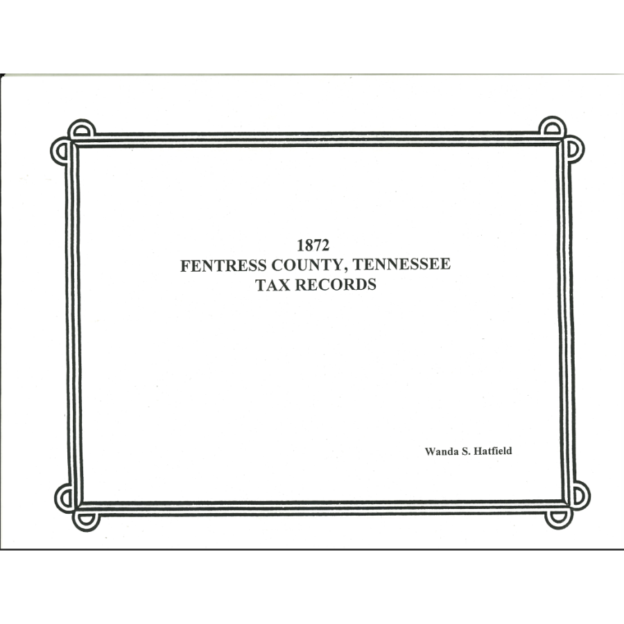 1872 Fentress County, Tennessee Tax List