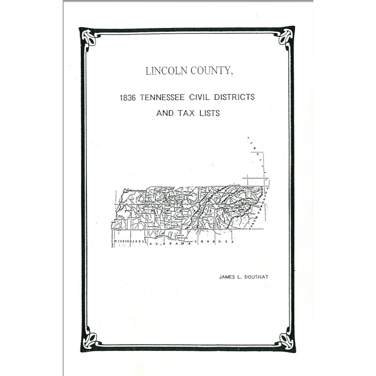 1836 Lincoln County, Tennessee Civil Districts And Tax Lists