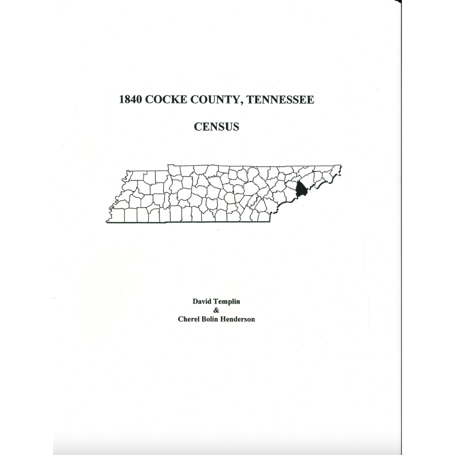 1840 Cocke County, Tennessee Census