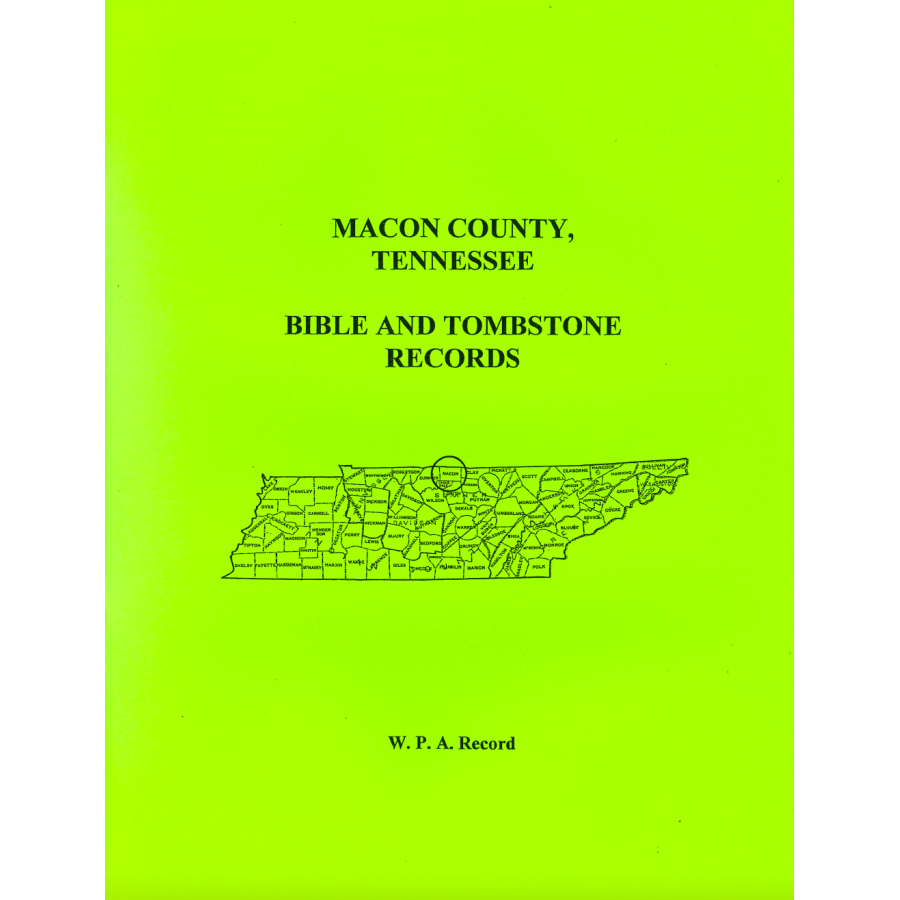 Macon County, Tennessee Bible and Tombstone Records