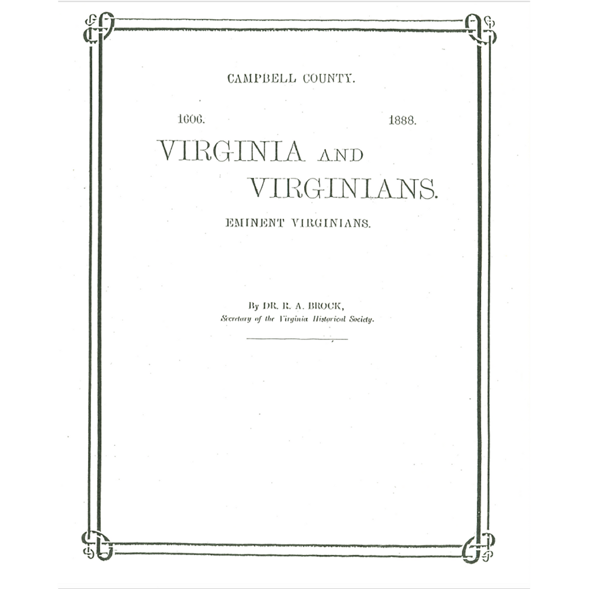 Campbell County, Virginia Biographies