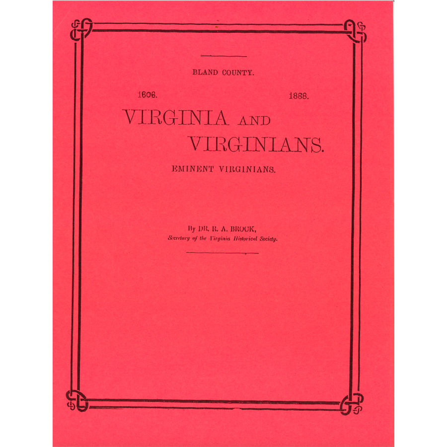 Bland County, Virginia Biographies
