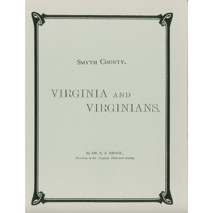 Smyth County, Virginia and Virginians