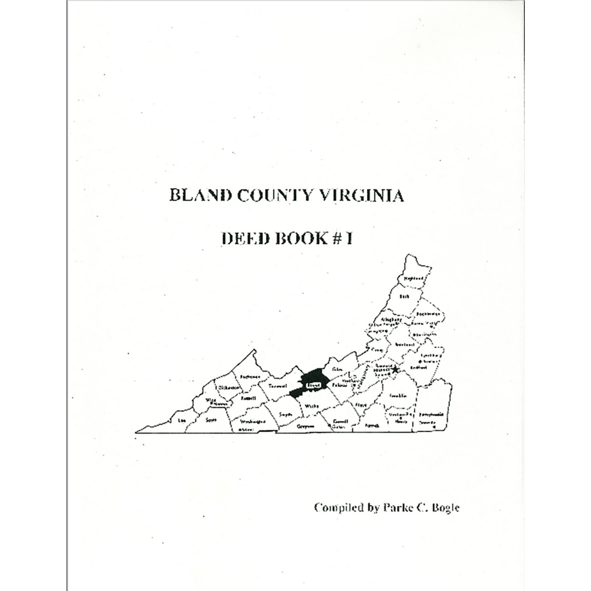 Bland County, Virginia Deed Book 1, 1861-1869