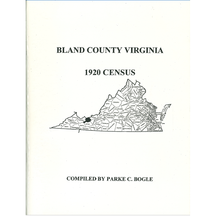 1920 Bland County, Virginia Census