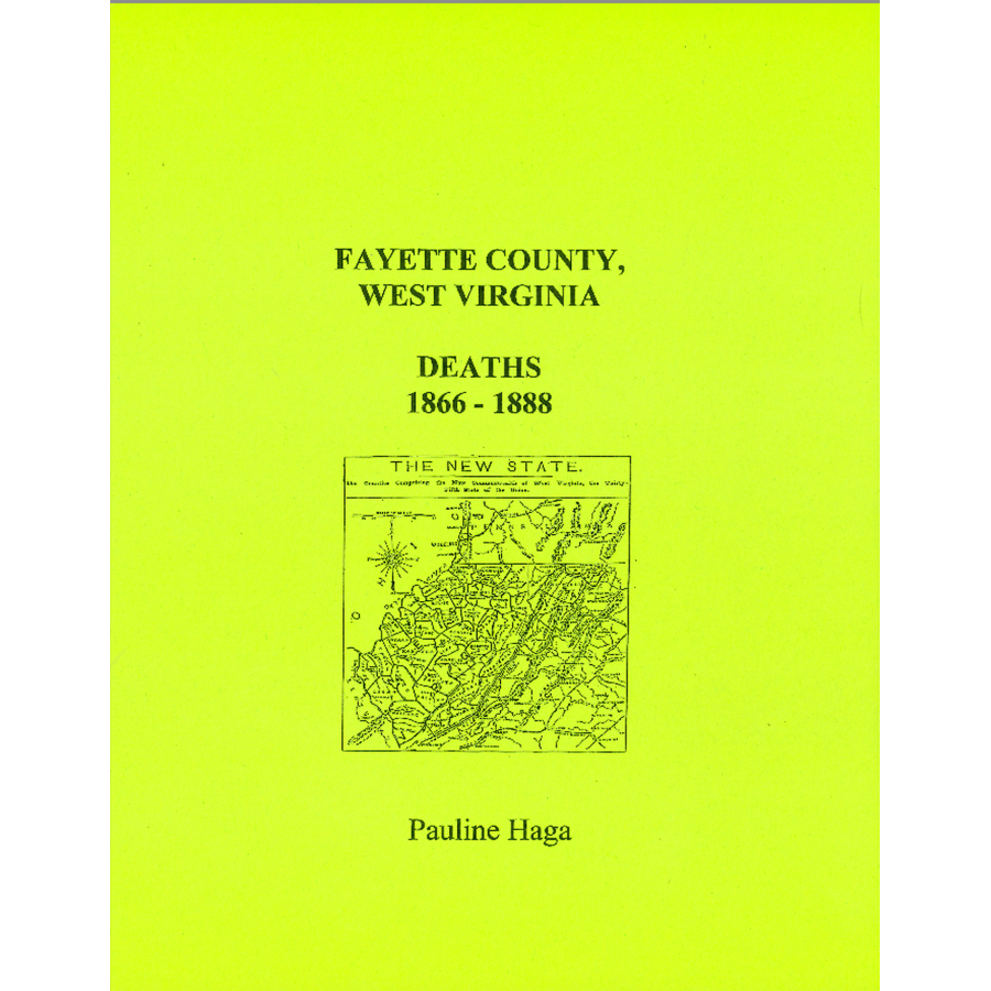 Fayette County, West Virginia Deaths, 1866-1888