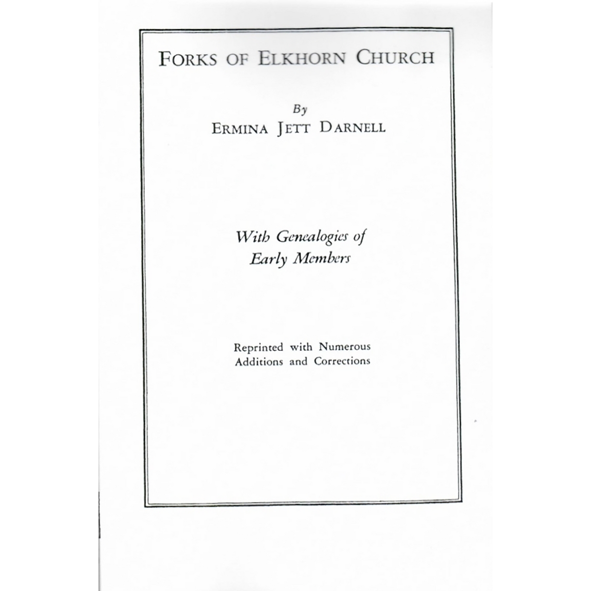 Forks of Elkhorn Church
