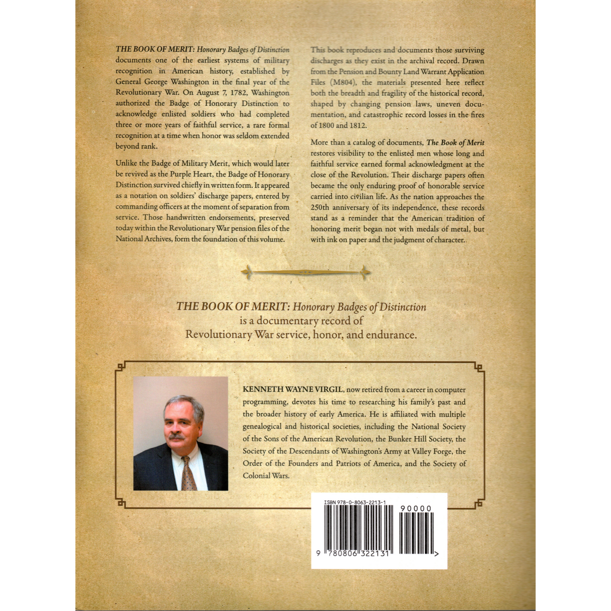 The Book of Merit: Honorary Badges of Distinction back cover