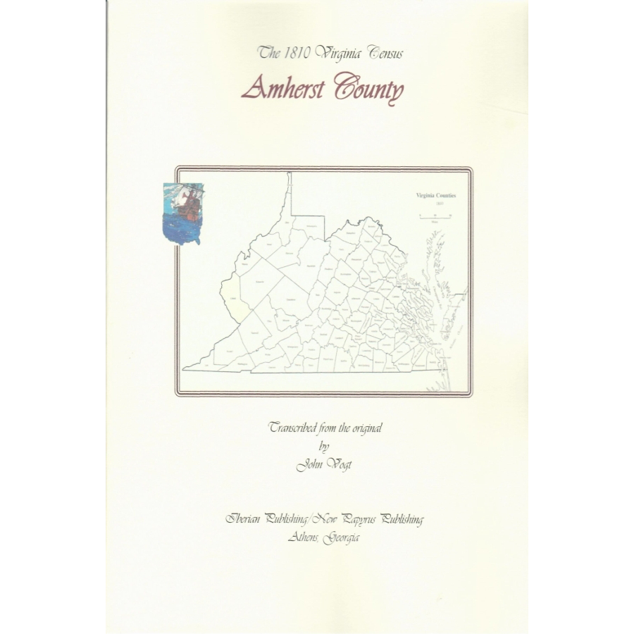 Amherst County, Virginia 1810 Census