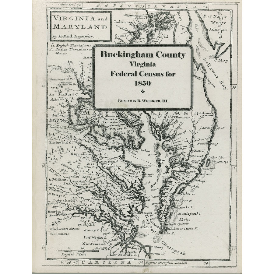 Buckingham County, Virginia 1850 U.S. Census