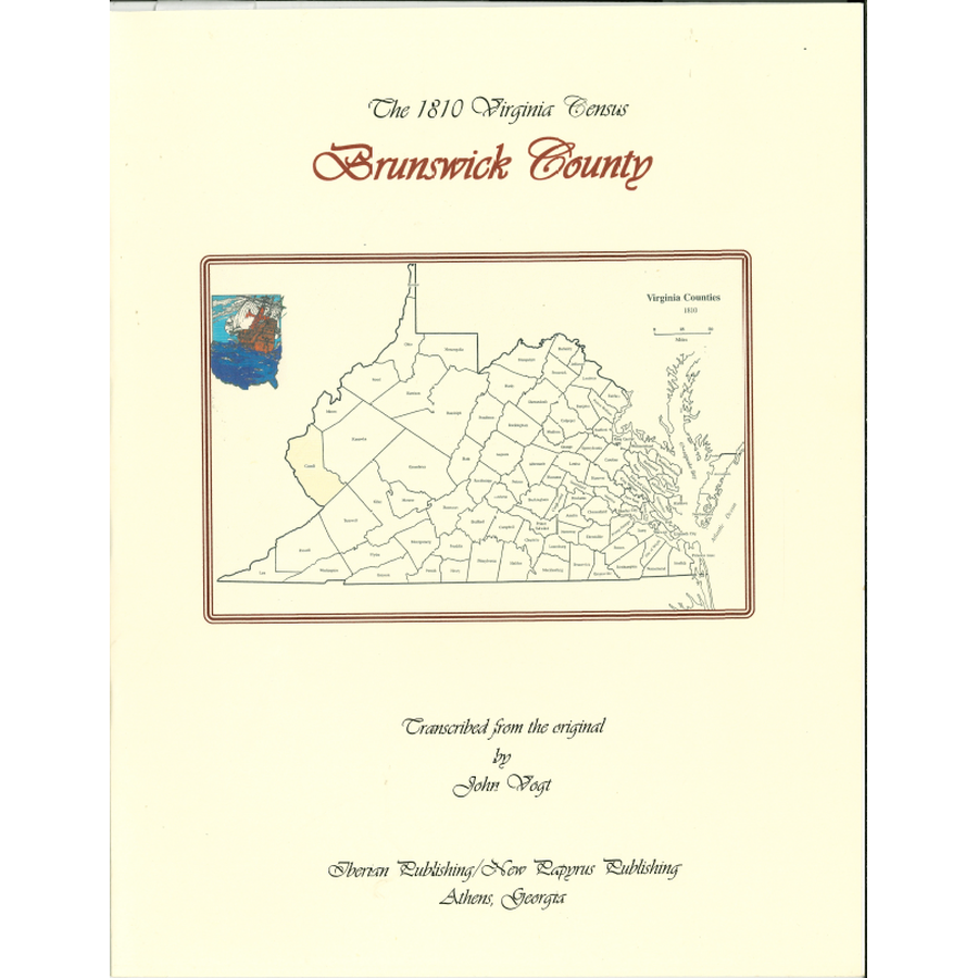 Brunswick County, Virginia 1810 census