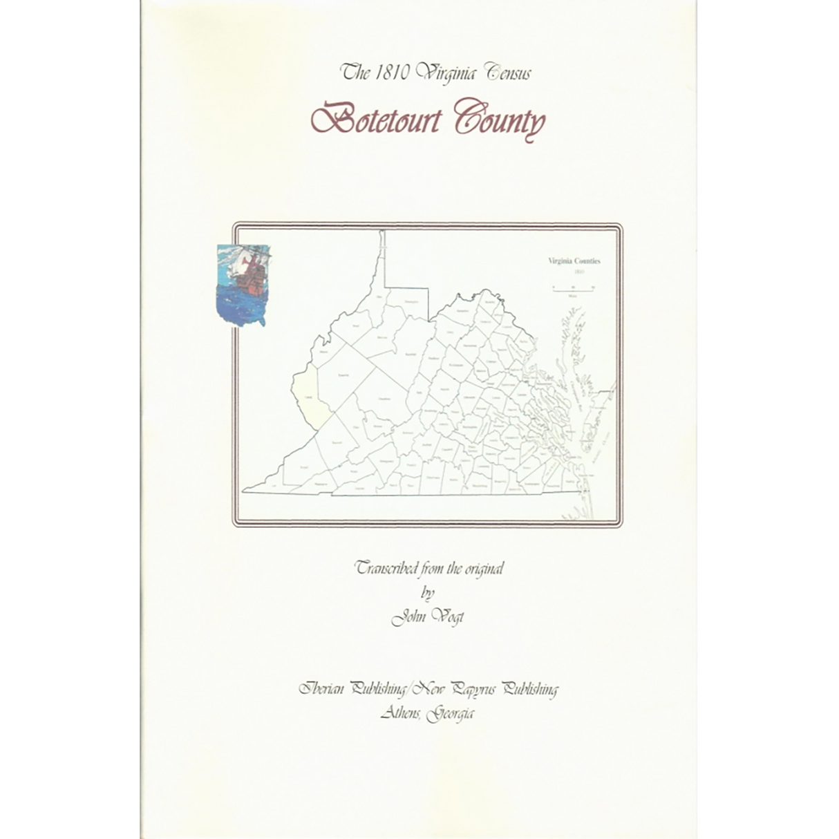 Botetourt County, Virginia 1810 Census