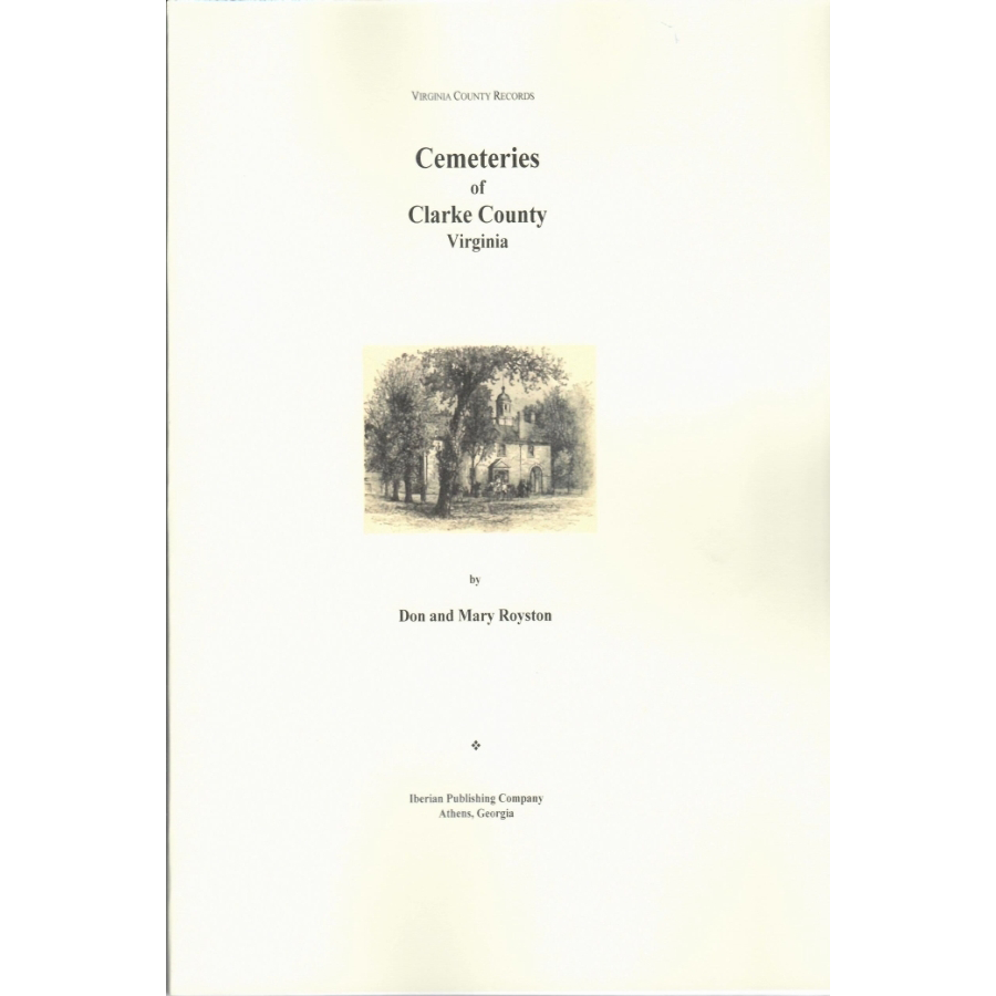 Cemeteries of Clarke County, Virginia cover