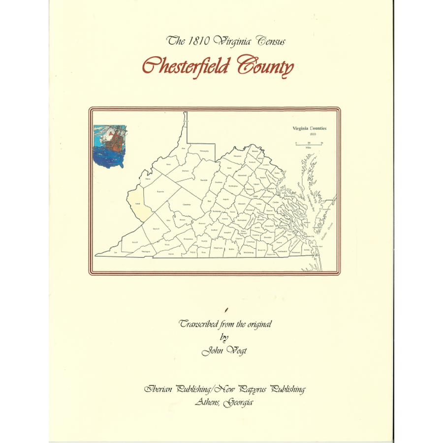 Chesterfield County, Virginia 1810 Census
