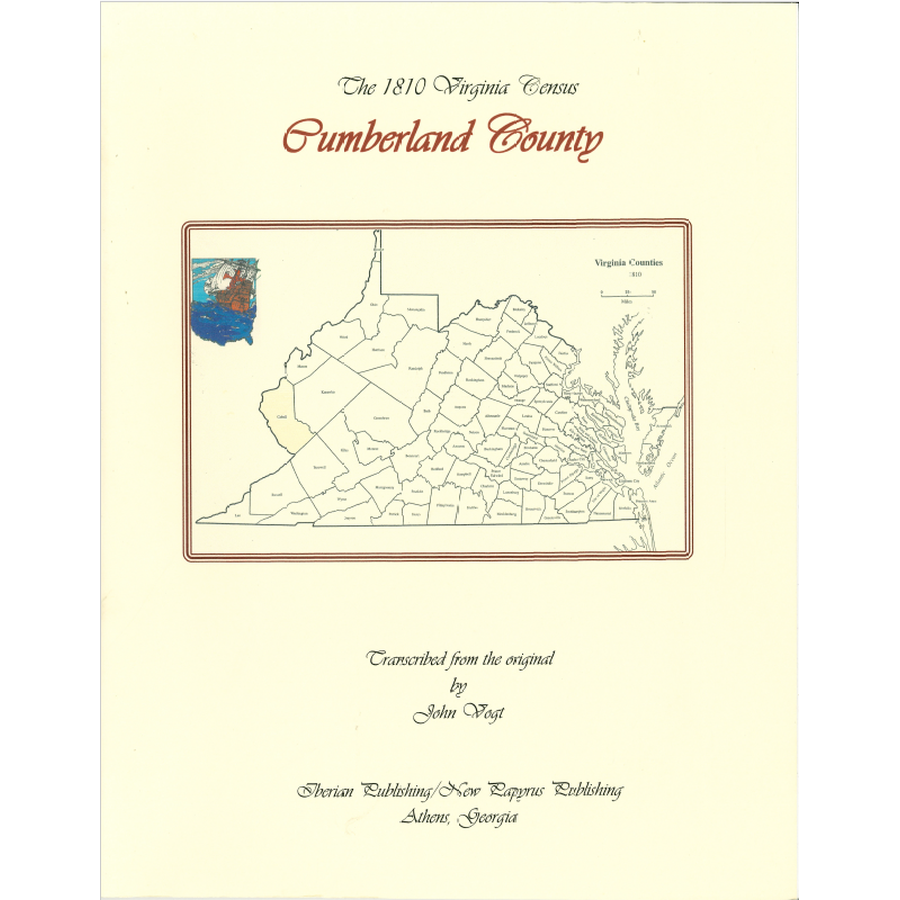 Cumberland County, Virginia 1810 Census