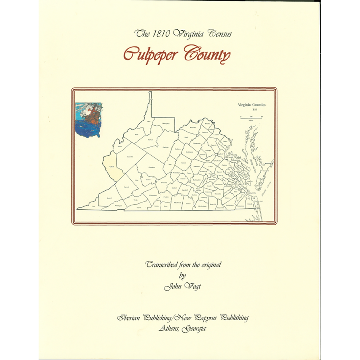 Culpeper County, Virginia Federal Census of 1810