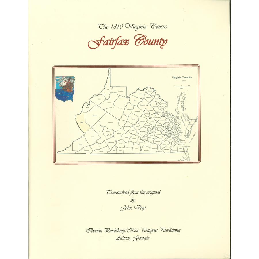 Fairfax County, Virginia 1810 Census