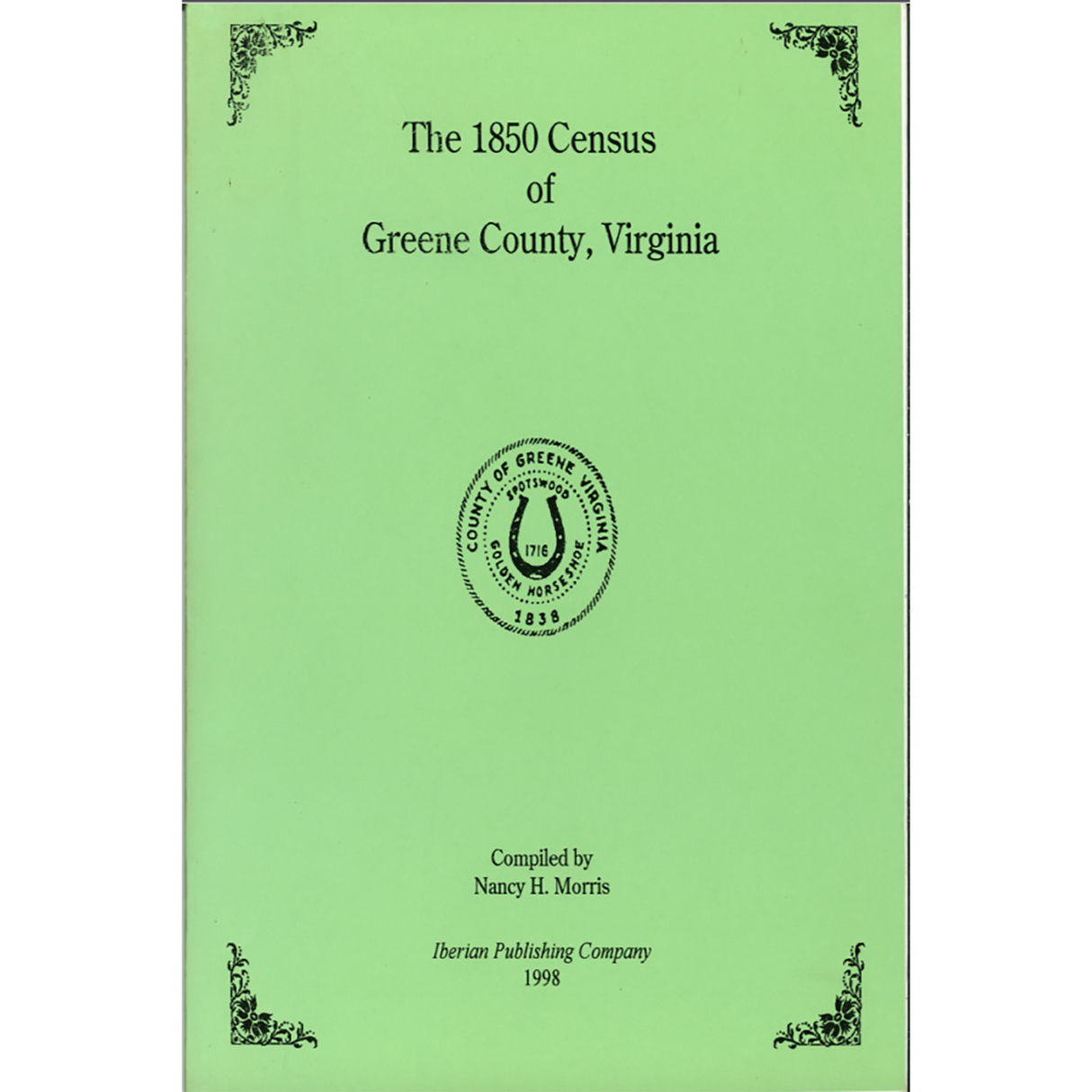 The 1850 Census of Greene County, Virginia