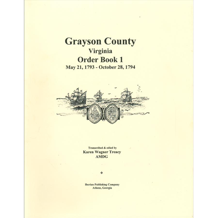 Grayson County, Virginia Order Book 1, 1793-1794