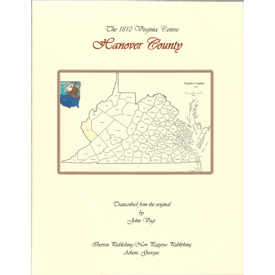 Hanover County, Virginia 1810 Census