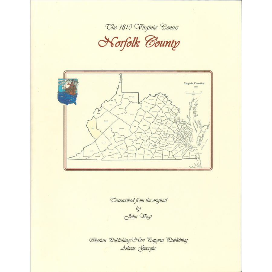 Norfolk County, Virginia 1810 Census