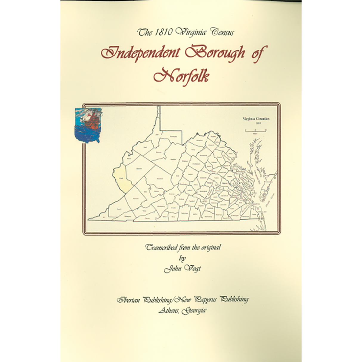 The 1810 Virginia Census: Independent Borough of Norfolk