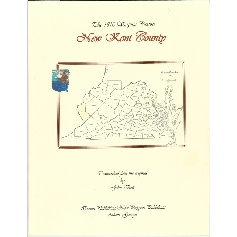 New Kent County, Virginia 1810 Federal Census: A Transcription