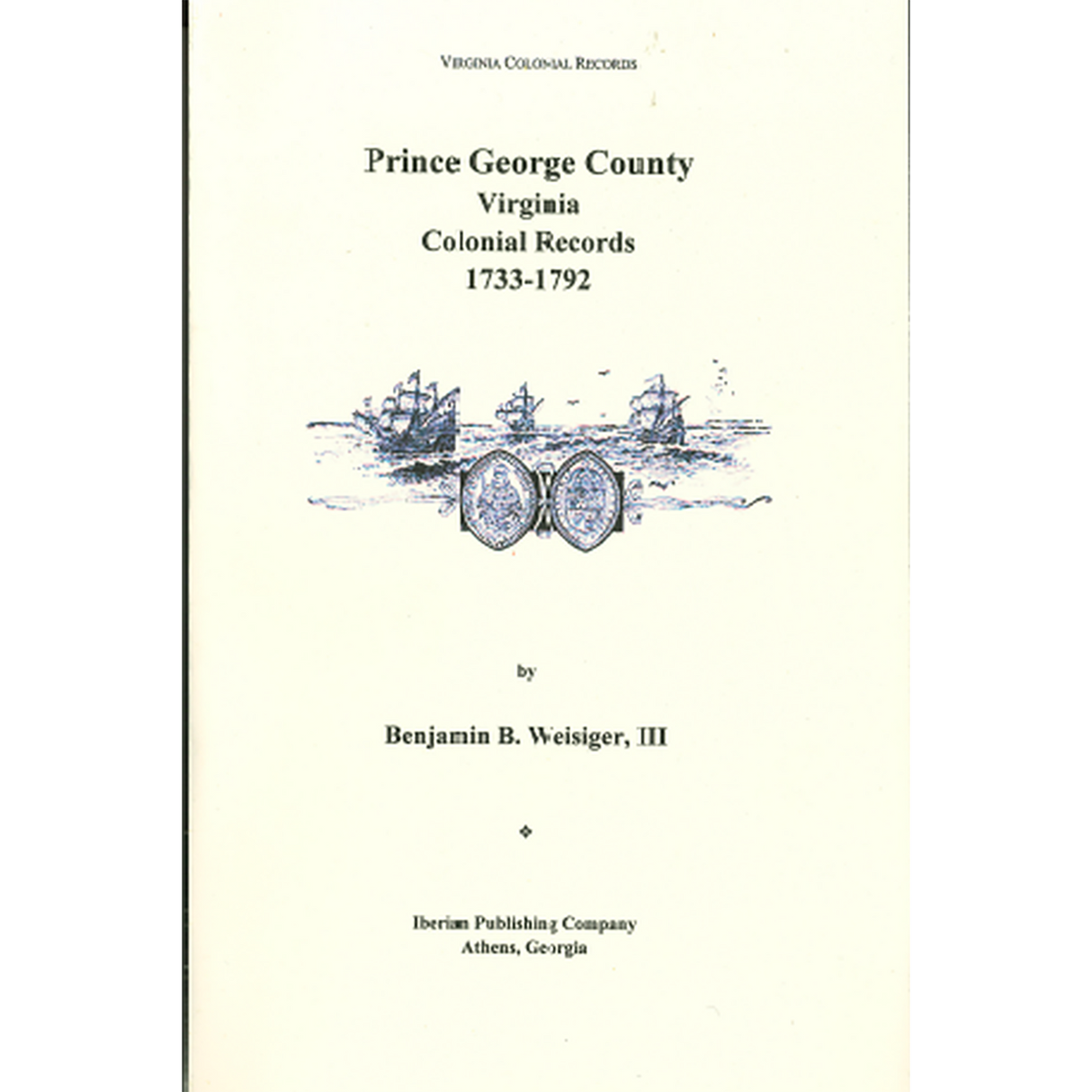 Prince George County, Virginia Records, 1733-1792