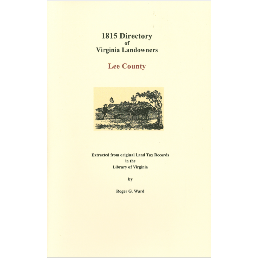 Lee County, Virginia 1815 Directory of Landowners