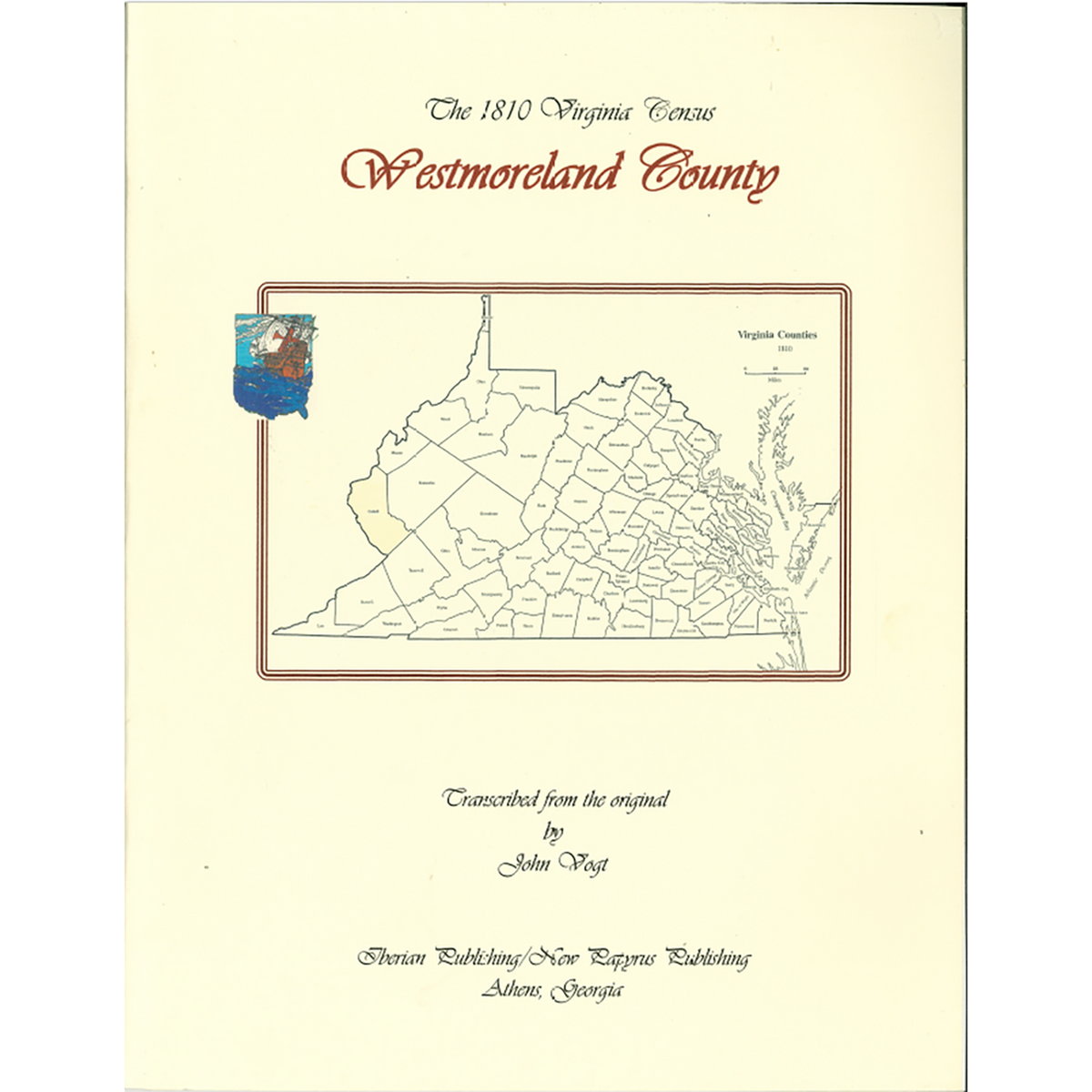 Westmoreland County, Virginia 1810 Census