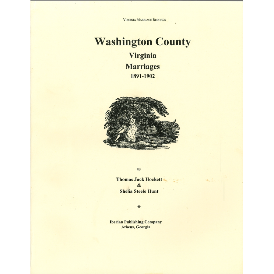 Washington County, Virginia Marriages, 1891-1902