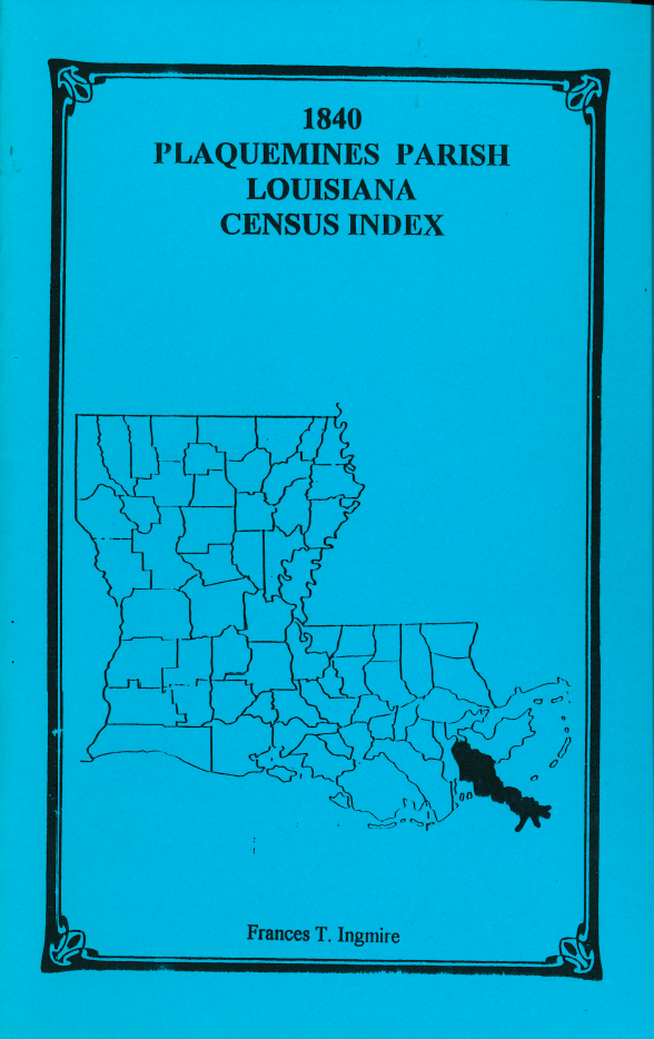 1840 Plaquemines Parish, Louisiana Census Index