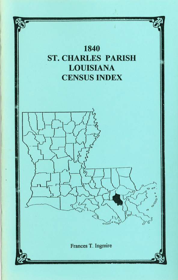 1840 St. Charles Parish, Louisiana Census Index