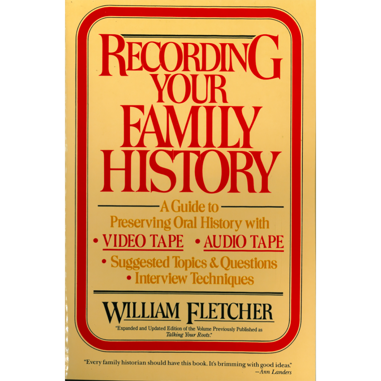 Recording Your Family History