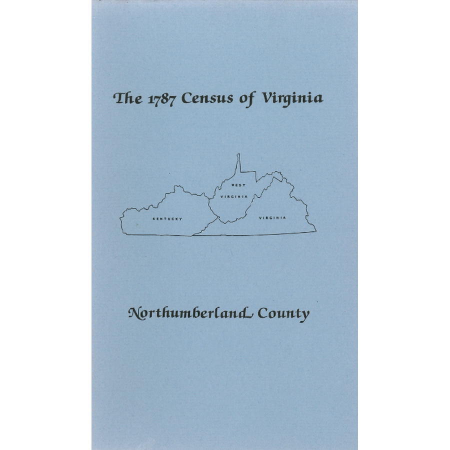 The Personal Property Tax Lists for the Year 1787 for Northumberland County, Virginia