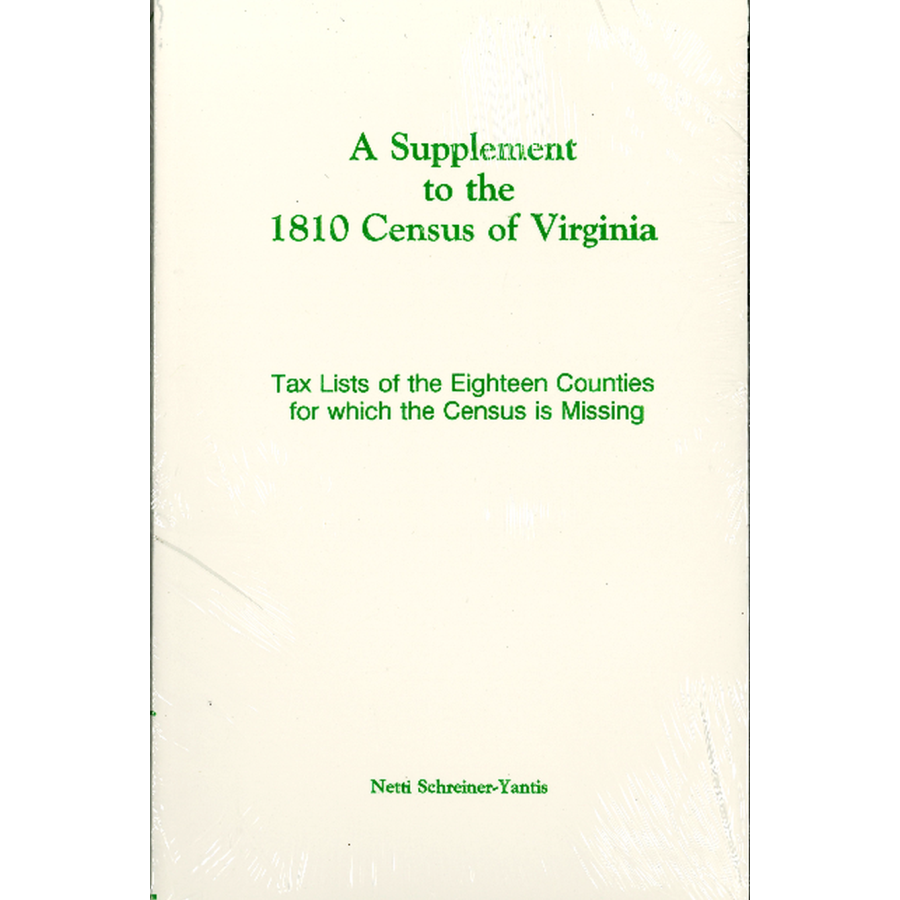 A Supplement to the 1810 Census of Virginia